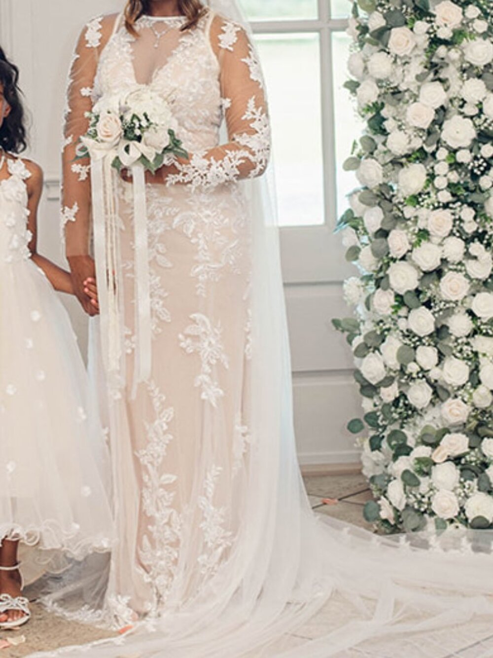 Azazie Sheila Wedding Dress Size 10